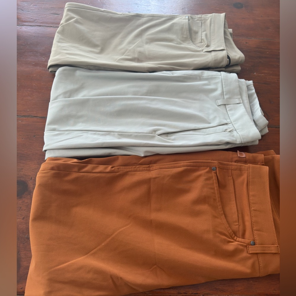 Lulu Lemon ABC Classic Fit Pants size 32 (3 pairs)